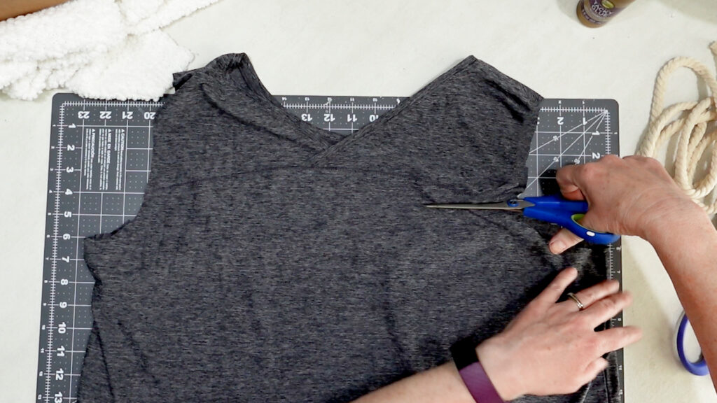 creating storage from cardboard box