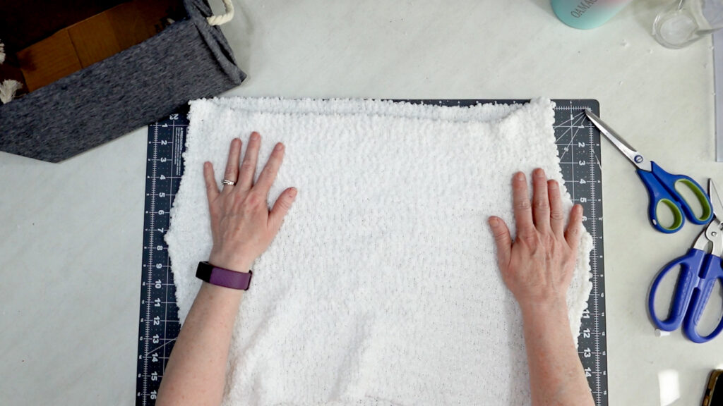 Making a fabric covered storage box