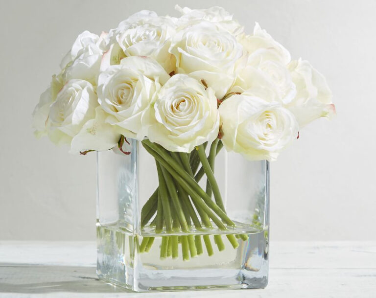 Pottery Barn Inspired Flowers in 'Water' DIY True Whimsy
