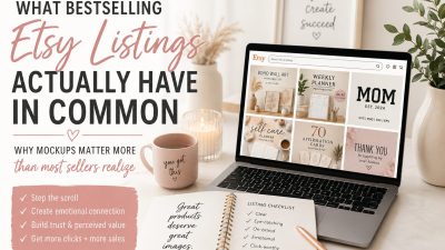 Etsy Listing Photos How to create mockups